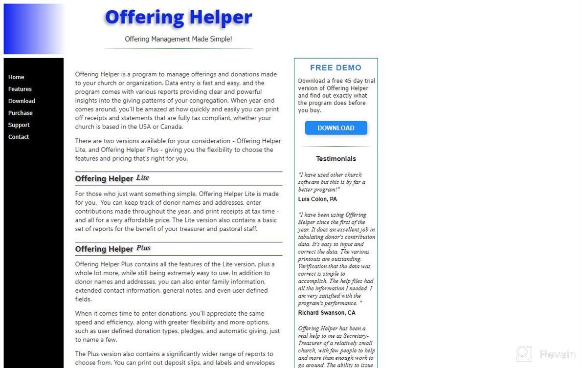 img 1 attached to Offering Helper review by Maurice Stavros