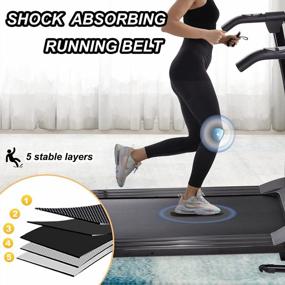 img 1 attached to Compact And Portable Treadmill - Get Your Home Fitness Game On Point!