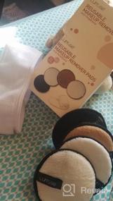 img 5 attached to 16 Pack Reusable Makeup Remover Pads - Washable Cotton Rounds, Bamboo Face Pads With Laundry Bag & Facial Headband Spa Set