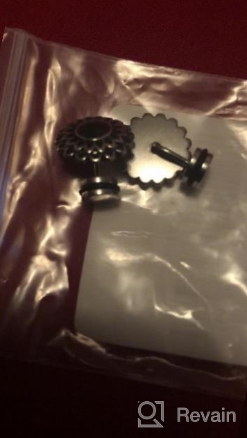 img 1 attached to 🌻 Black Screw Sunflower Stud Earrings – Vintage Stainless Steel Cocktail Party Accessory review by Heather Wagner