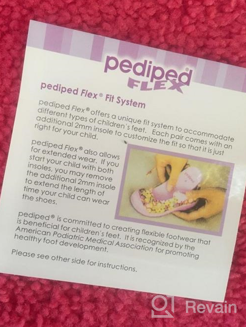 img 1 attached to Flexible Comfort: pediped Flex Isabella Mary Jane for Toddlers and Little Kids review by Michelle Carter