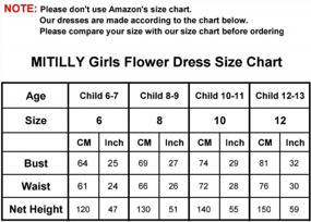 img 1 attached to Chic And Comfortable: MITILLY Girls' 3/4 Sleeve Pleated Maxi Dress With Pockets In 6-12 Years