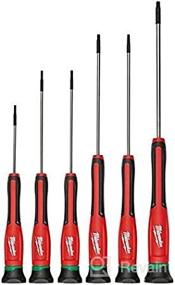 img 1 attached to 🔧 Milwaukee 48-22-2610: Premium 6-Piece Precision Torx Screwdriver Set for Precision Jobs