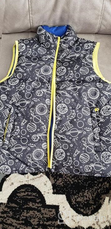 img 1 attached to 🧥 Reversible Boys' Puffer Clothing by Amazon Brand Spotted review by Kenny Outlaw