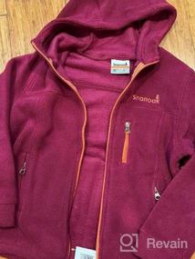 img 7 attached to Cozy Zip Up Hoodie Fleece Jacket For Toddler Boys And Girls By Snonook