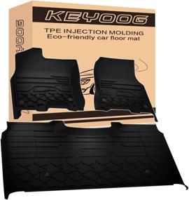 img 4 attached to KEYOOG Compatible All Weather Automotive Accessories Interior Accessories good in Floor Mats & Cargo Liners