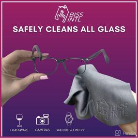 img 1 attached to BISS INTL Microfiber Cleaning Glasses