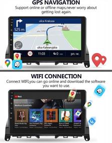 img 2 attached to Android Radio For Mercedes Benz C Class W204 S204 2006-2011 Support Wireless Carplay/Android Auto With 9 Inch Touch Screen GPS Navigation BT USB WiFi FM RDS Backup Camera Steering Wheel Control