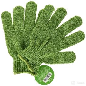 img 2 attached to 💚 Revitalize Your Skin with Body Shop Bath Gloves Green - Get Silky Smooth Results!