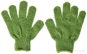 img 1 attached to 💚 Revitalize Your Skin with Body Shop Bath Gloves Green - Get Silky Smooth Results!
