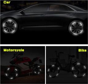 img 3 attached to ATYUHUA Reflective Decoration Motorcycle Vehicles Exterior Accessories
