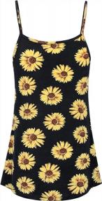 img 3 attached to Flowy Sleeveless Camisole Tank Tops For Women, Perfect For Casual Summer Wear, By BEPEI