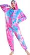 tie dye jumpsuit pajamas: stylish homewear sleepwear for women & men! logo