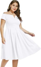 img 2 attached to 👗 Timeless Elegance: Lalagen Womens Vintage Cocktail Wedding Clothing and Dresses