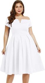 img 4 attached to 👗 Timeless Elegance: Lalagen Womens Vintage Cocktail Wedding Clothing and Dresses