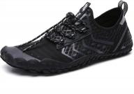 ubfen mens & womens water shoes: quick dry for boating, fishing, diving, surfing & more! logo