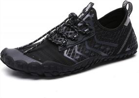 img 4 attached to UBFEN Mens & Womens Water Shoes: Quick Dry For Boating, Fishing, Diving, Surfing & More!