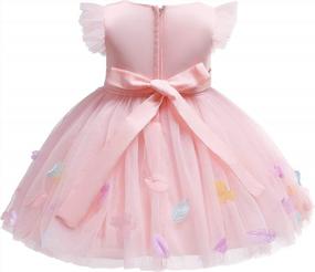 img 1 attached to Enchanting Lace Party Dress For Baby Girls - Perfect For Weddings, Birthdays And Formal Events