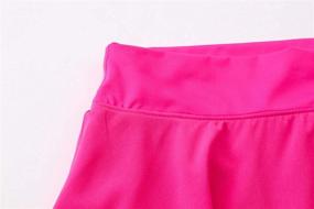 img 2 attached to EZ Joyce Pleated Active Elastic Tennis Girls' Clothing: Ultimate Comfort and Performance