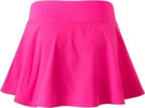 img 3 attached to EZ Joyce Pleated Active Elastic Tennis Girls' Clothing: Ultimate Comfort and Performance