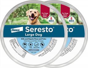 img 4 attached to 2-Pack Seresto Flea & Tick Collar For Large Dogs (Over 18 Pounds) - 8 Month Protection