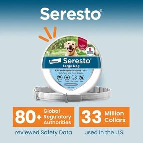 img 2 attached to 2-Pack Seresto Flea & Tick Collar For Large Dogs (Over 18 Pounds) - 8 Month Protection