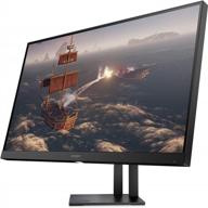 hp omen freesync compatible monitor 27", 2560x1440, 165hz, anti glare screen, 8ac94aa#aba logo
