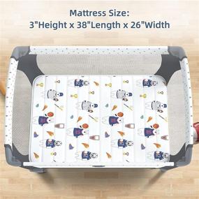 img 2 attached to 🌛 Moonlight Silent Portable Mattress for Kids | Home Store