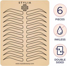 img 3 attached to Master Microblading With 6 Piece Inkless Double Sided Practice Skin For Eyebrow Tattoos: Your Ultimate Solution For Practicing Brow Micro-Blading And Needling