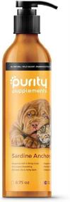 img 4 attached to 🐟 Premium Wild-Caught Icelandic Sardine Anchovy Fish Oil Supplement for Dogs, Cats, and Ferrets - BPA-Free Aluminum Pump Bottle - Odorless - Enhances Softness & Shine of Coat - Promotes Joint, Heart, and Immune Health - Omega 3 and 6 Rich Formula