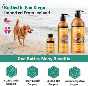 img 3 attached to 🐟 Premium Wild-Caught Icelandic Sardine Anchovy Fish Oil Supplement for Dogs, Cats, and Ferrets - BPA-Free Aluminum Pump Bottle - Odorless - Enhances Softness & Shine of Coat - Promotes Joint, Heart, and Immune Health - Omega 3 and 6 Rich Formula