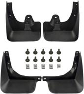 🚗 a-premium splash guards mud flaps replacement for bmw x3 2006-2010 (4-piece set), compatible with running board - front and rear mudflaps logo