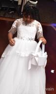 img 1 attached to 👗 White Girls' Clothing for Communion: First Communion Dresses – The Perfect Choice review by Joe Roberts