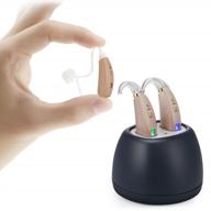 rechargeable hearing aids for adults and seniors - maihear sound amplifiers with noise cancellation, 4 programs, 1 pair - perfect gifts for fathers and mothers with hearing impairments logo