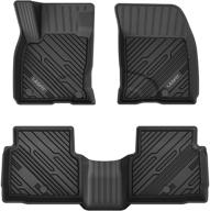 🚗 lasfit all weather floor mats custom fit for ford escape (not hybrid) 2022, 2021, 2020 - car liners for maximum protection logo