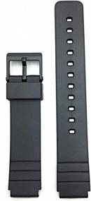 img 1 attached to Rubber Material Comfortable Durable Replacement Women's Watches and Watch Bands