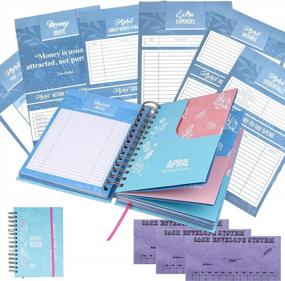 img 4 attached to Budget Planner & Monthly Bill Organizer Book - (Non-Dated) Budget Book And Expense Tracker Notebook– Financial Planner Bundled With Cash Envelopes – Budget Journal With Pockets For Money