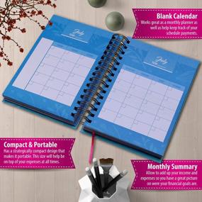 img 2 attached to Budget Planner & Monthly Bill Organizer Book - (Non-Dated) Budget Book And Expense Tracker Notebook– Financial Planner Bundled With Cash Envelopes – Budget Journal With Pockets For Money