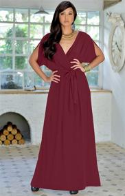img 1 attached to 👗 KOH Semi-Formal Cocktail Wedding Bridesmaid Dresses for Women's Clothing