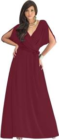 img 4 attached to 👗 KOH Semi-Formal Cocktail Wedding Bridesmaid Dresses for Women's Clothing