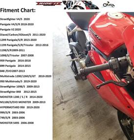 img 1 attached to 🔧 Optimized Brake Clutch Levers for Diavel/Carbon/S, 1299 Panigale, 1199 Panigale, 959 Panigale, 899 Panigale, 1198, 1098, 848/EVO, Multistrada 1200, Streetfighter, Monster 1200/S/R, 999, 749