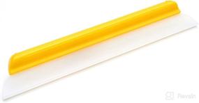 img 4 attached to 🌊 18" Yellow Silicone Y-Bar Waterblade Squeegee - One Pass Hydroglide