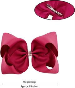 img 1 attached to BGFKS Layered Hairbow Hairties: Perfect 🎀 Accessories for Girls' Clothing, Skirts & Skorts