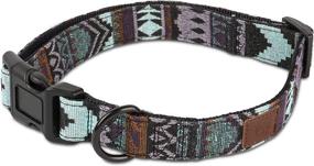 img 4 attached to 🐶 Embark Urban Dog Collar: Durable Collar for Large, Medium, & Small Dogs with Thick Nylon Material & Hardware – Suitable for Male & Female Dogs, with Leather Embossed Detailing