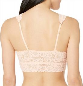 img 3 attached to Amazon Brand - Mae Women'S Lace V-Neck Bralette (For A-C Cups)