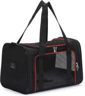 🐾 a4pet airline approved expandable cat carrier: portable, soft-sided dog carriers for travel with kittens, puppies, rabbit, hamsters - washable and premium quality logo