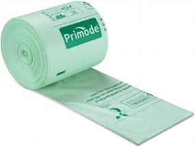img 1 attached to Компостируемые пакеты Primode'S 300-Pack объемом 3 галлона: сертифицированные, сверхплотные, экологически безопасные для пищевых отходов и дворовых отходов