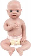 lifelike vollence silicone baby doll - reborn newborn girl with realistic features and full body silicone material logo
