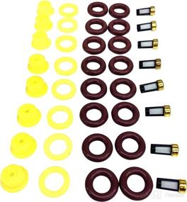 img 1 attached to 🔧 UREMCO 1-8 Fuel Injector Seal Kit - Enhanced SEO, 1 Pack