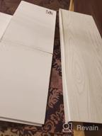 img 1 attached to Revamp Your Home Decor With Silver White Wood Wallpaper - Self-Adhesive, Removable, And Perfect For Cabinets, Countertops & Furniture! review by Thomas Taylor